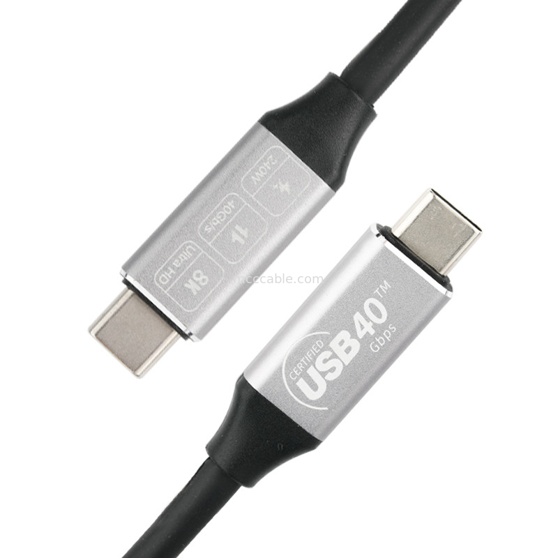 Câble d'extension à grande vitesse d'usb, type-c d'USB au type-c 4,0, 40Gbps d'USB
