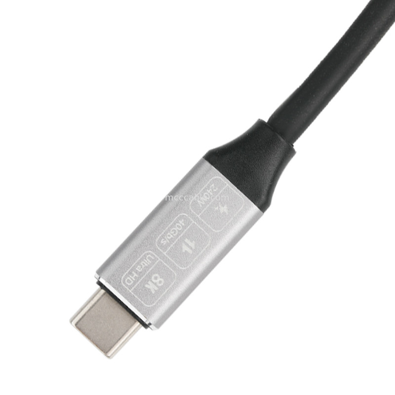 Câble d'extension à grande vitesse d'usb, type-c d'USB au type-c 4,0, 40Gbps d'USB
