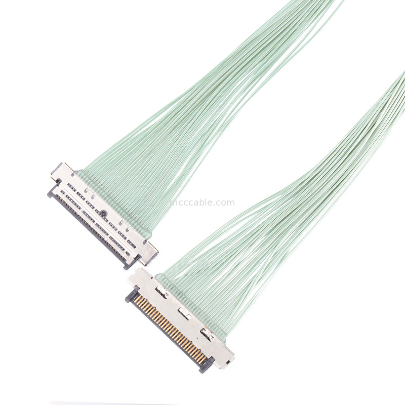 Cable connecteur coaxial micro du câble coaxial de liaison 0.4mm de KEL USL20 30SS de connecteur micro du lancement IDC