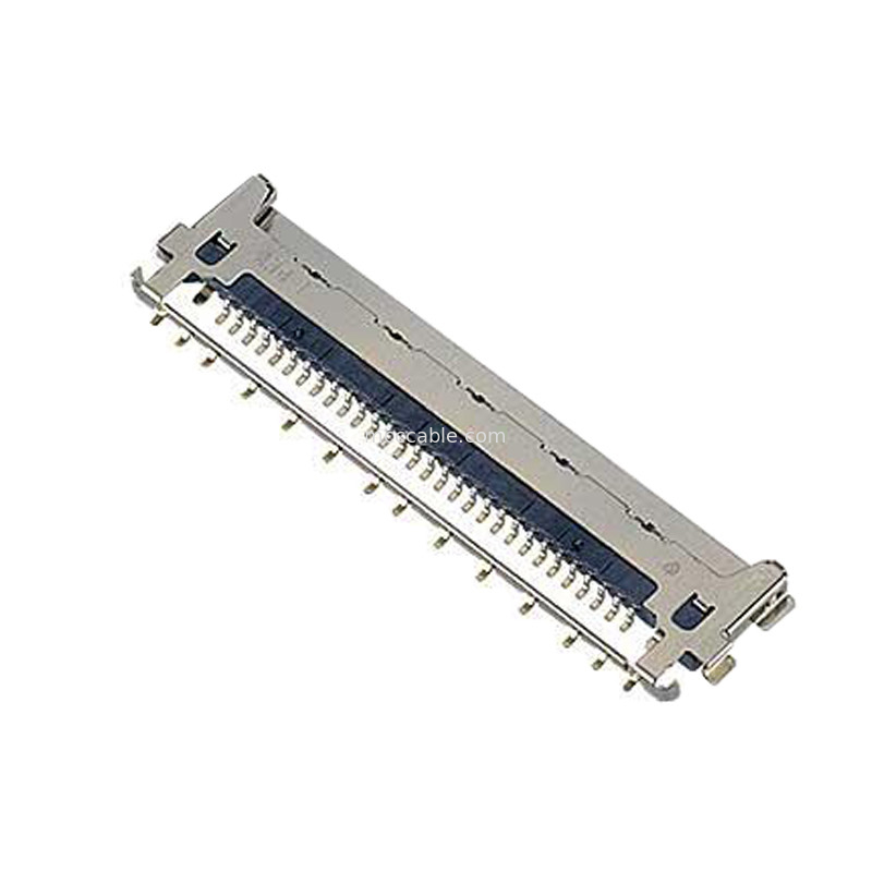 VS II 20846-020T 030T 040T 0,5 mm d'envergure, connecteur micro-coaxial de type d'accouplement horizontal