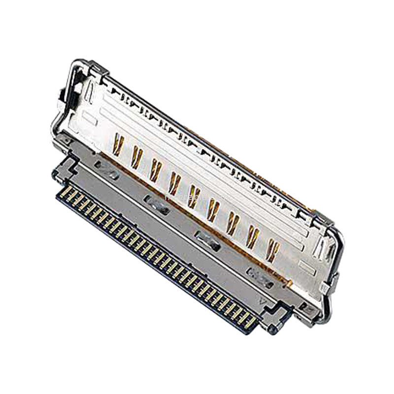 VS II 20846-020T 030T 040T 0,5 mm d'envergure, connecteur micro-coaxial de type d'accouplement horizontal