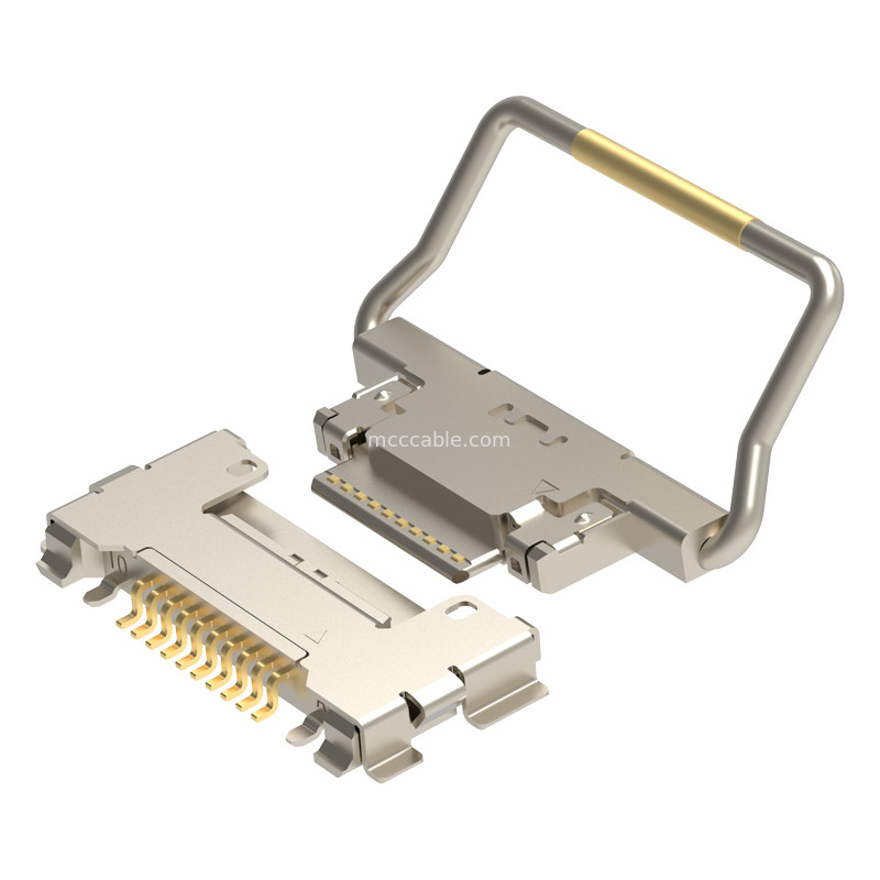 10p 20633-310T-01S Connecteur micro-coaxial avec serrure mécanique