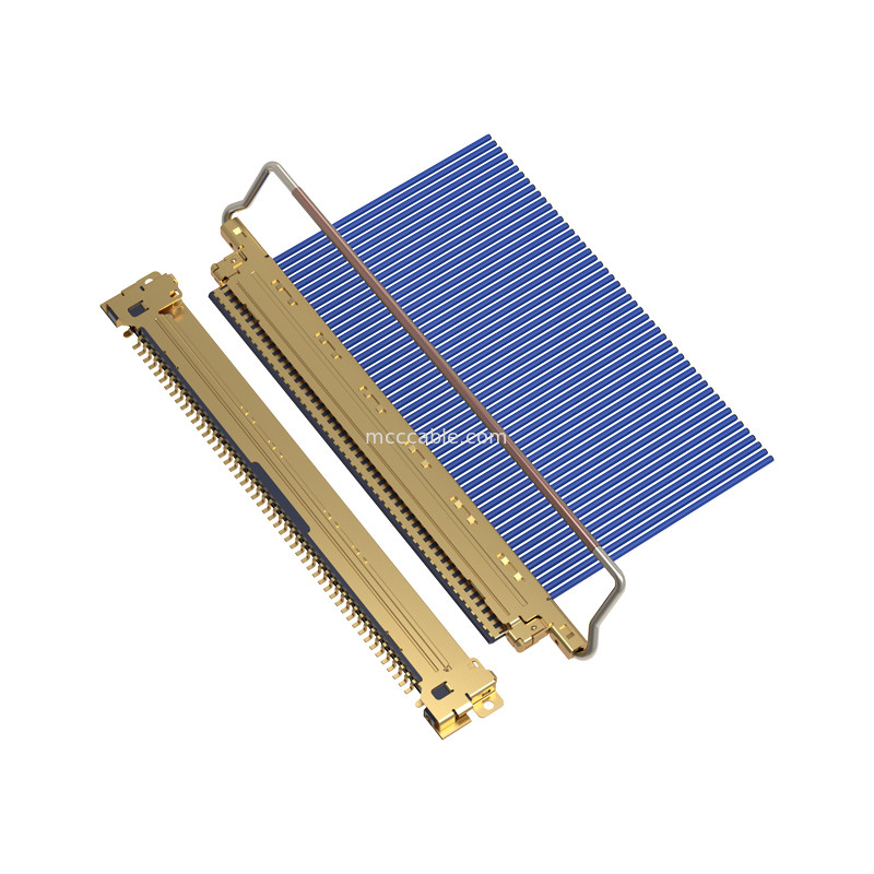 20453-250T-03S 50P 0,5 mm d'envergure Connecteur micro-coaxial à accouplement horizontal