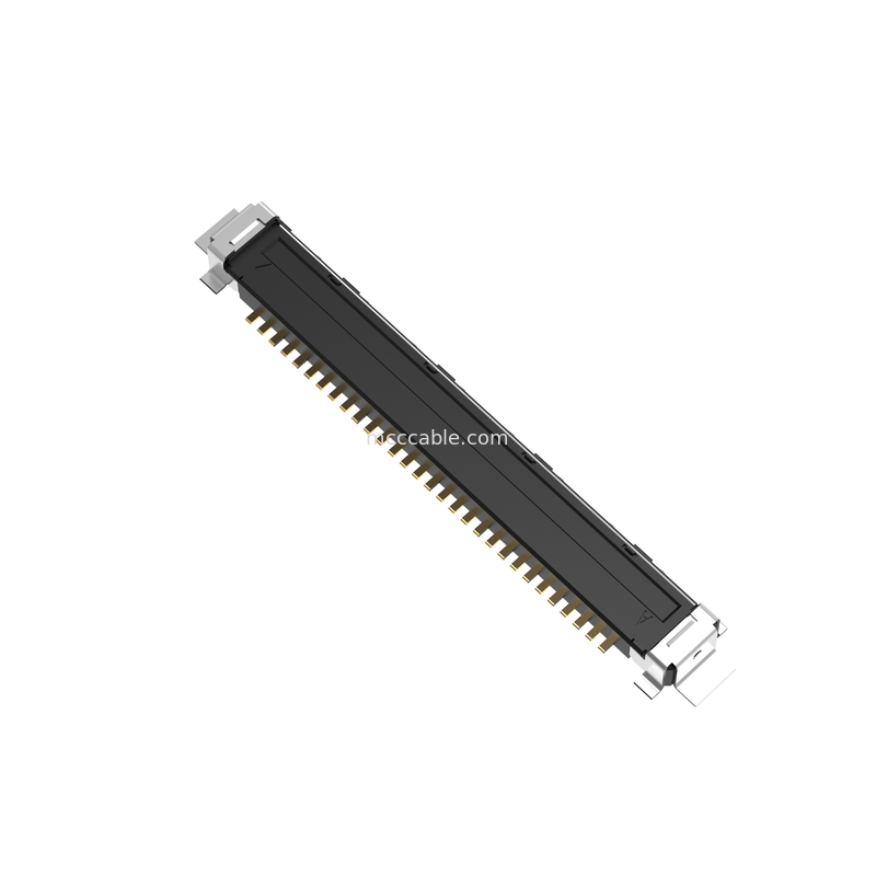 20437-030T-01 Type d'accouplement horizontal Connecteur micro-coaxial avec verrou mécanique 30Pin 40P 50P 0,4 mm de hauteur