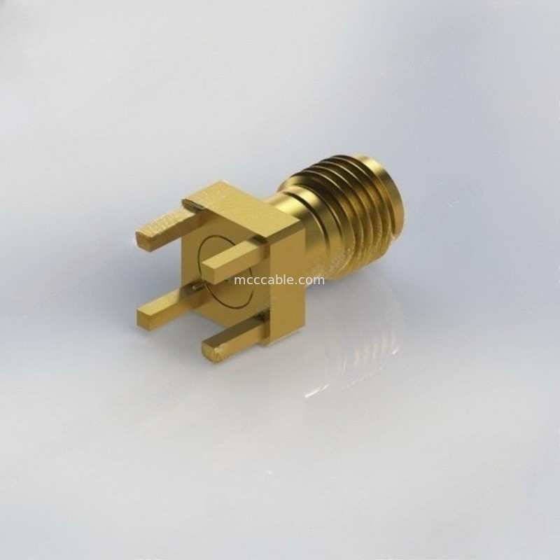 1.85-KHD C.C droit de connecteur de l'en cuivre rf - 67 gigahertz antipoussière pour militaire/espace