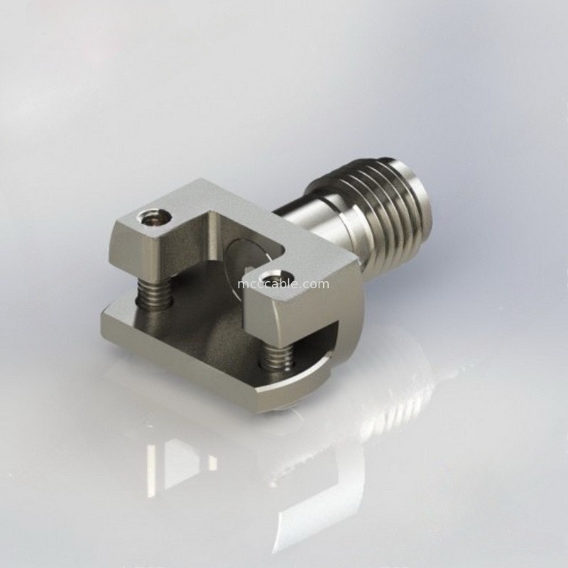 femelle de connecteur de joint de câble de 3.5mm au connecteur coaxial 34GHz du lancement rf de bord de carte PCB