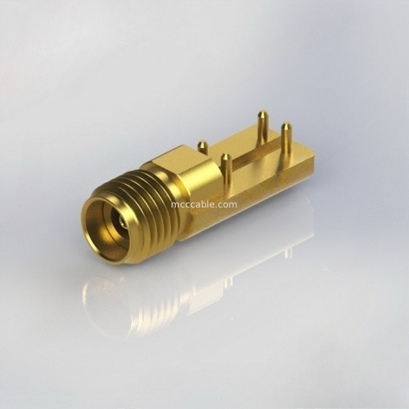 Connecteur coaxial droit femelle de conn. SMA rf avec .015