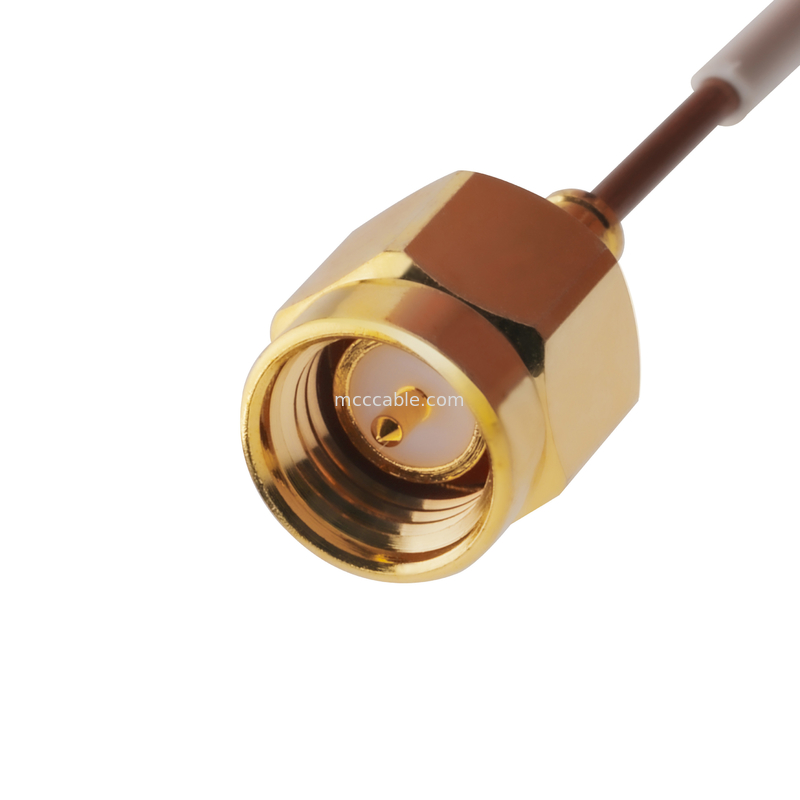 0,047 prises droites masculines semi rigides de Sma du câble 5G coaxial Te 1996771-1 à Smpm Jack féminin