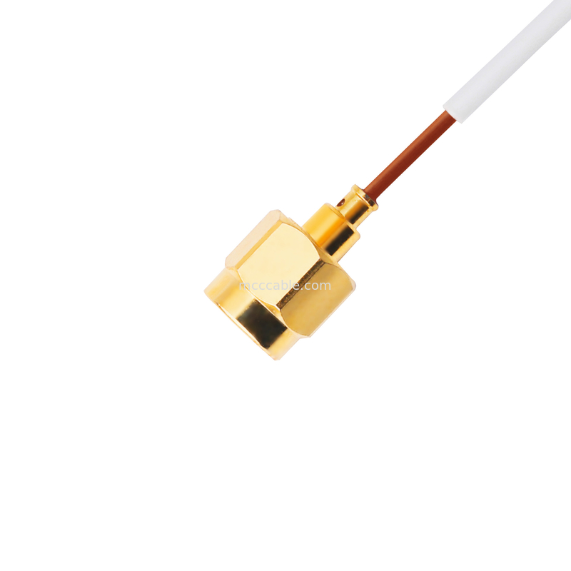 0,047 prises droites masculines semi rigides de Sma du câble 5G coaxial Te 1996771-1 à Smpm Jack féminin