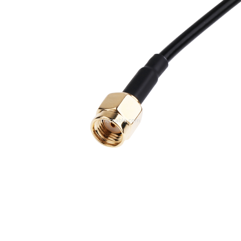 Connecteur RF 50 ohm Impédance Lmr100 RF câble coaxial Noir câble LCD lvds câble samtec câble haute vitesse