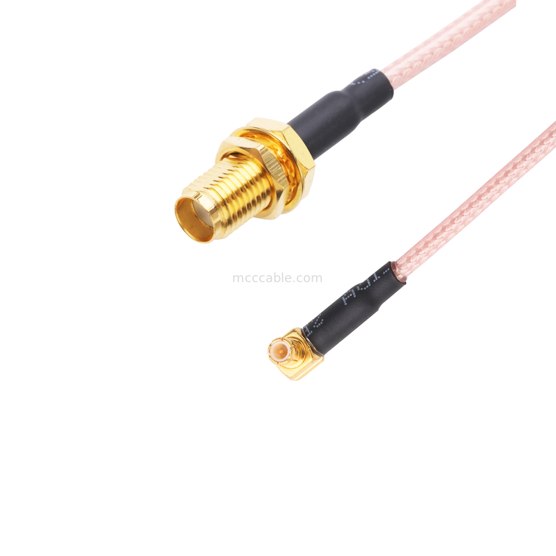 Câble coaxial de liaison de câble équipé Rg316 au câble de grande vitesse de samtec du connecteur ROHS de rf
