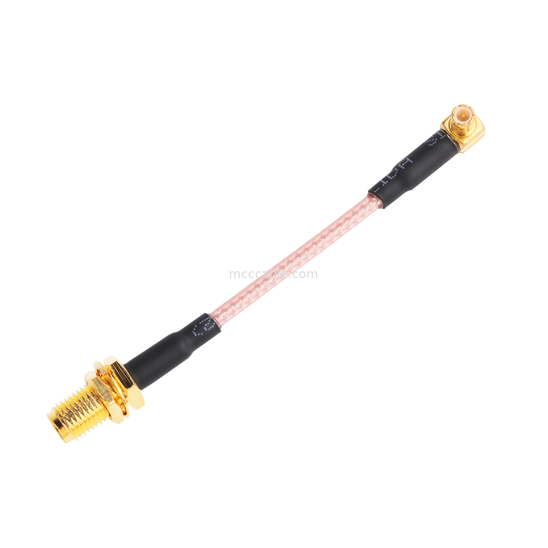 Câble coaxial de liaison de câble équipé Rg316 au câble de grande vitesse de samtec du connecteur ROHS de rf
