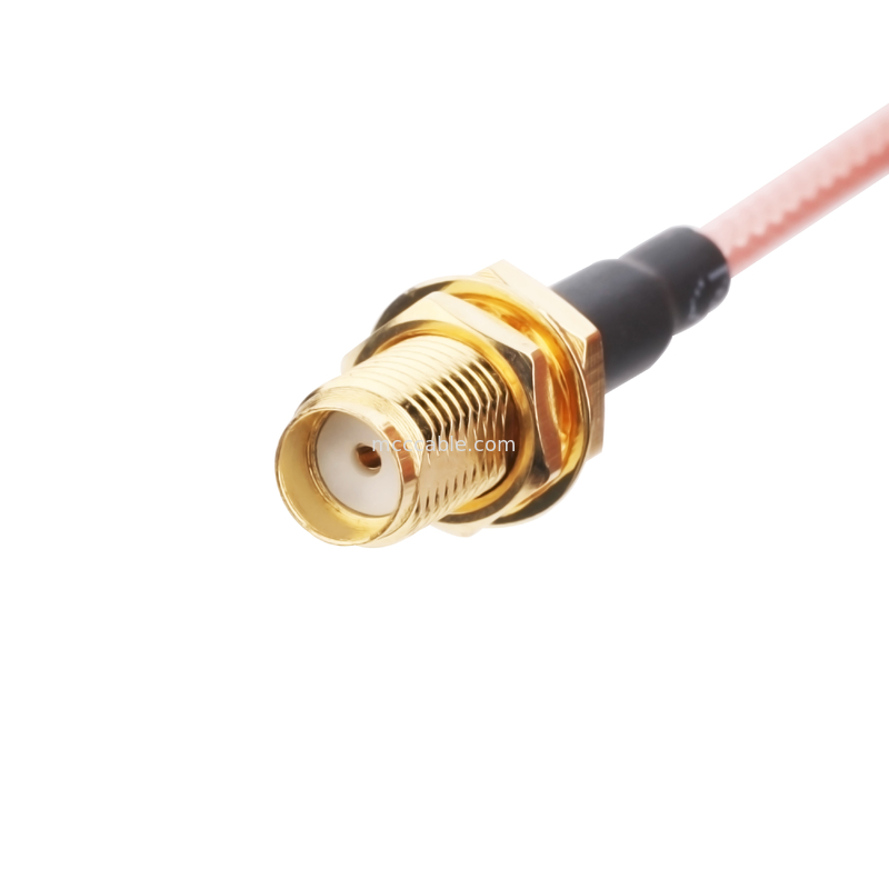 Câble coaxial de liaison de câble équipé Rg316 au câble de grande vitesse de samtec du connecteur ROHS de rf