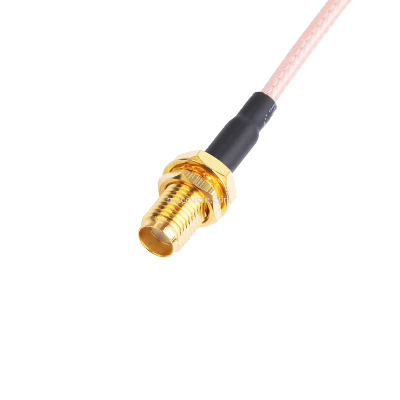 Câble coaxial de liaison de câble équipé Rg316 au câble de grande vitesse de samtec du connecteur ROHS de rf