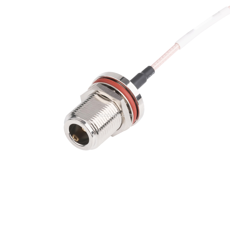 Type câble femelle de N de grande vitesse de samtec de Mini Straight de connecteur coaxial de rf