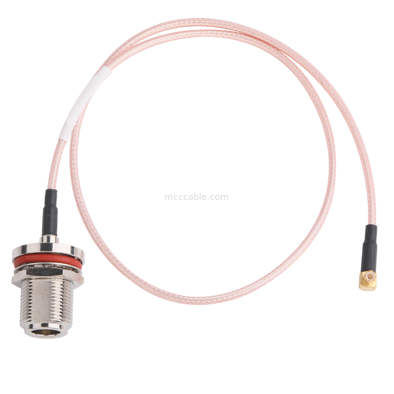 Type câble femelle de N de grande vitesse de samtec de Mini Straight de connecteur coaxial de rf