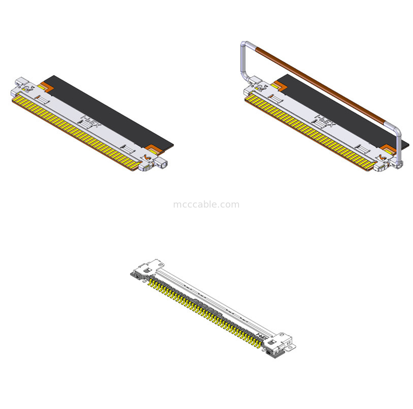 Lvds Cable VSF 20645-040T-01 40P 0,5 mm de hauteur pour la connexion à l'écran à cristaux liquides