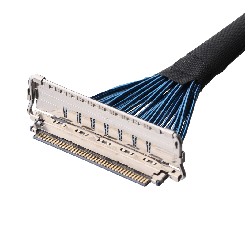 IDC CABLE 20679 20729 Série 20679-050T-01 50P 0,4 mm d'envergure accouplement horizontal câble coaxial miniature personnaliser