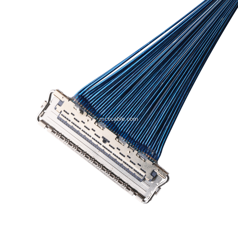 IDC CABLE 20679 20729 Série 20679-050T-01 50P 0,4 mm d'envergure accouplement horizontal câble coaxial miniature personnaliser
