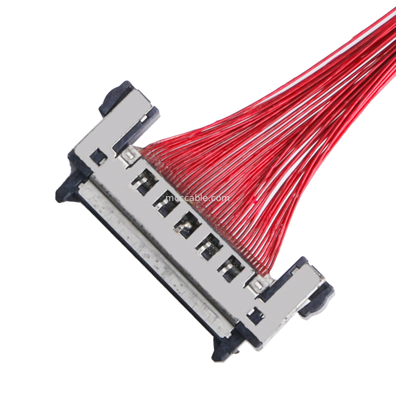Câble équipé d'affichage à cristaux liquides Lvds JAE FI-RE41CL au harnais de fil de Molex de lancement de fi RE41CL 0.3mm