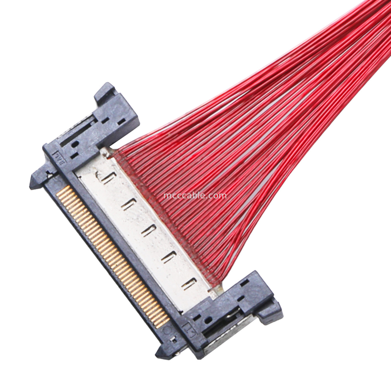 Câble équipé d'affichage à cristaux liquides Lvds JAE FI-RE41CL au harnais de fil de Molex de lancement de fi RE41CL 0.3mm