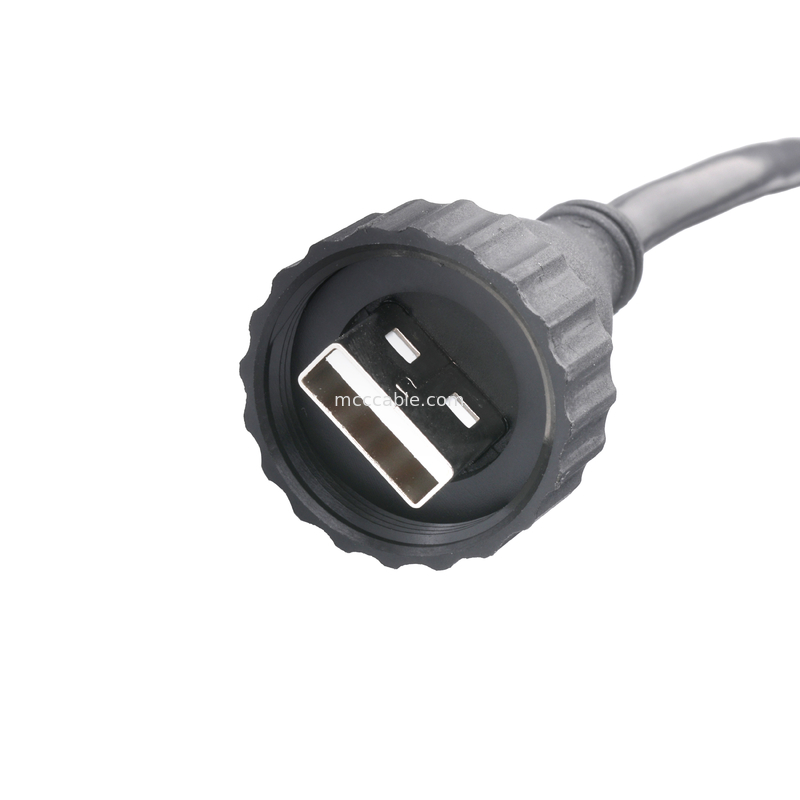 Type type A À USB2.0 masculin masculin de type d'USB2.0 A un câble de connecteur industriel