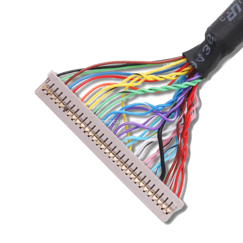 JAE F-RE51HL à l'affichage à cristaux liquides TV de cable connecteur d'affichage à cristaux liquides PLAQUÉ par OR de DF14-3032SCFA