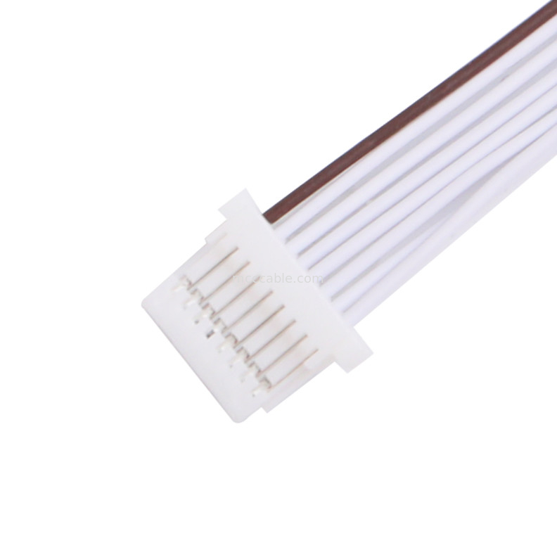 0.80mm 8 harnais JST SHR-08V-S-B de fil de câble équipé de PVC LVDS de PIN