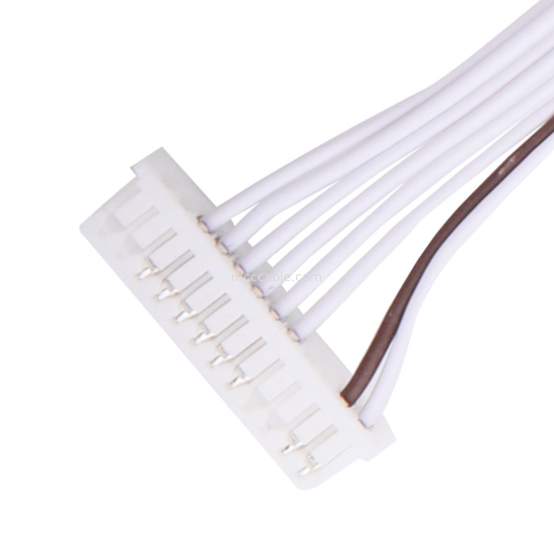 0.80mm 8 harnais JST SHR-08V-S-B de fil de câble équipé de PVC LVDS de PIN