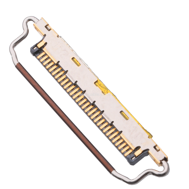 Couleur rouge jaune-clair de cable connecteur coaxial micro de DF81-30P-LCH