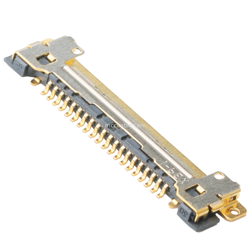 Type de accouplement horizontal de connecteur d'alimentation circulaire coaxial micro d'
