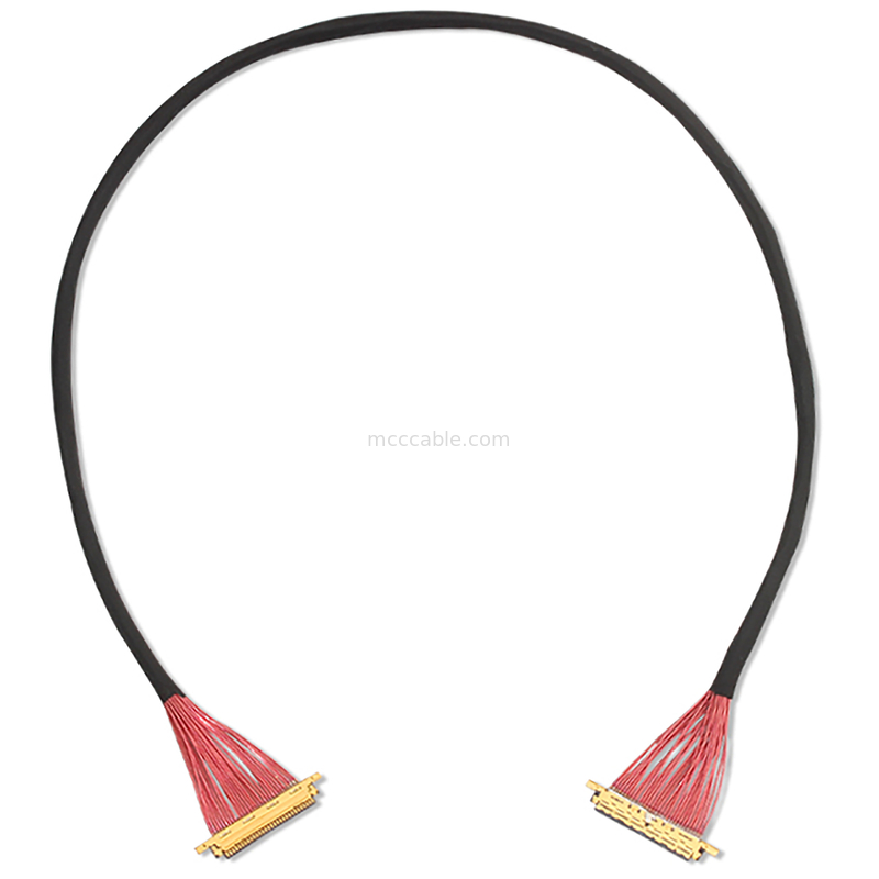 SGC EDP LVDS câble coaxial 0,5 mm Pitch 20453-330t-13 à 20453-340t-13 30P 40P personnaliser OEM / ODM