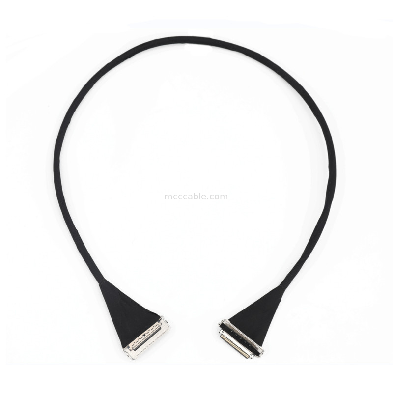 Coutume lancement  20788 de 0,4 millimètres 20679 connecteur coaxial micro Emi Shield Lvds Cable de 30pin 40pin 50pin 60pin