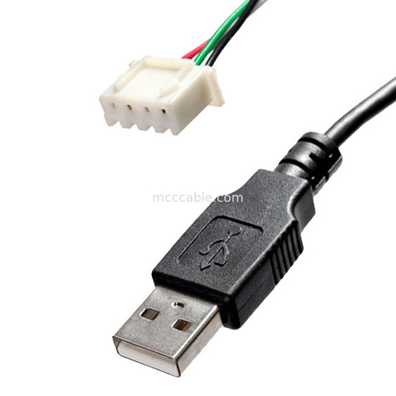 Câble d'extension d'Usb d'heure du matin Plug High Speed, JST XHP 4 USB 2,0 rallonges