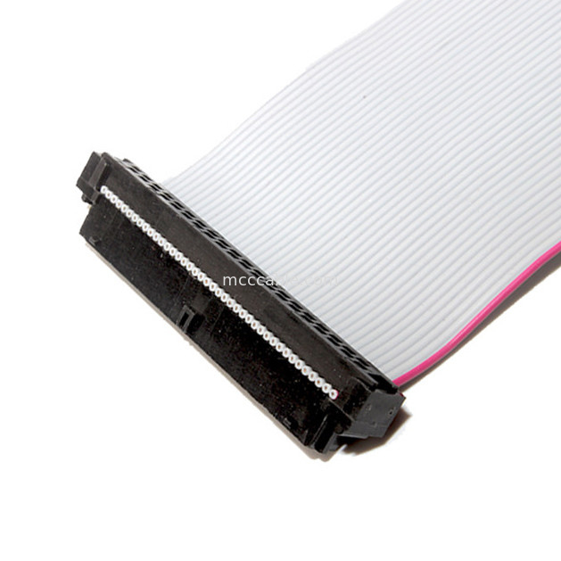 câble plat flexible plat de 2.54mm, 16 Pin Idc Cable pour le certificat d'UL d'ordinateur