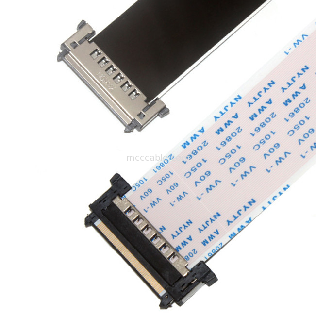 16 type 20628 connecteur du lancement A du câble 0,5 de Pin FFC FPC d'affichage de lvds de VW 1 de 80C 60V