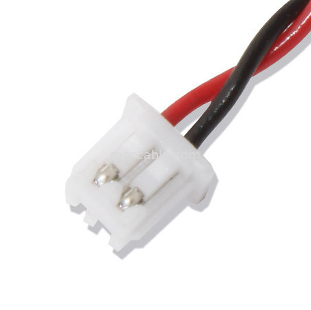 Câbles équipés rouges de harnais de fil de noir du harnais UL1007 de fil de connecteur de JST pH 2,0