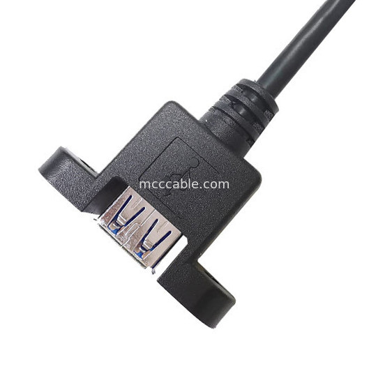 Bâti de panneau d'USB 3,0 un x2 au harnais de 20 Pin Header Motherboard Custom Wire