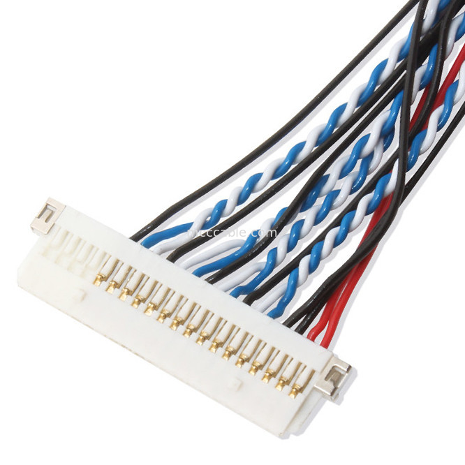 30 Pin Lvds Cable, 30 Pin Lcd Panel Fi X30HL B au câble de DF19 20S Lvds