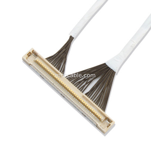 Connecteur micro d'affichage de 46 d'A.W.G. 42 d'A.W.G. du câble coaxial DF36 40P 0.4SD 150MM lvds de longueur