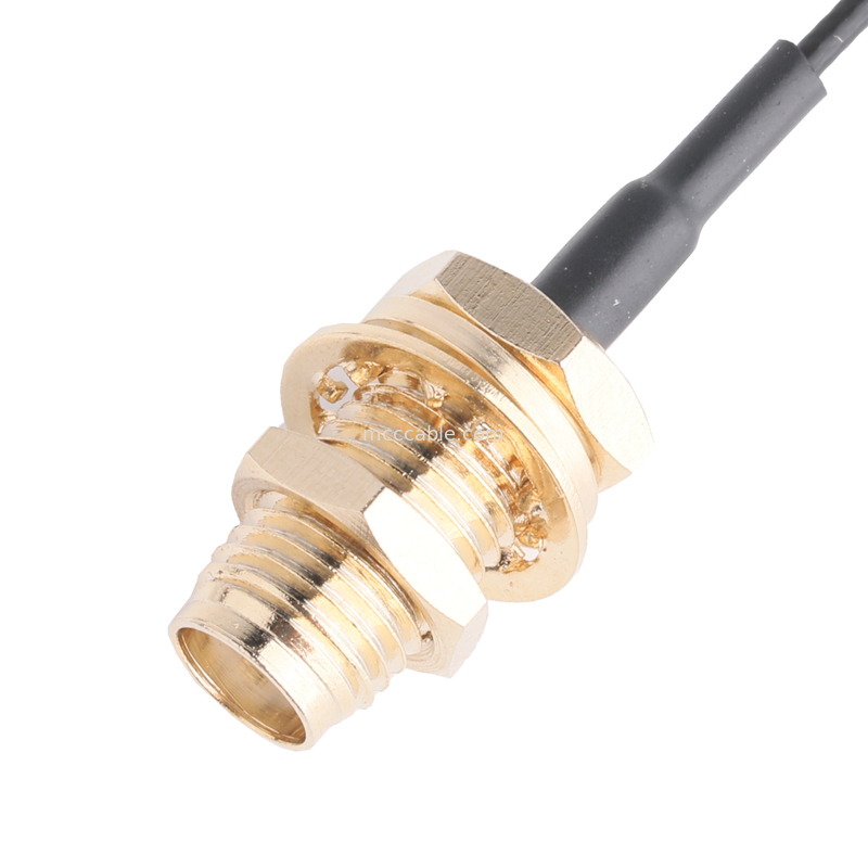 Adaptateur de connecteur OEM ODM RF Adaptateur de câble coaxial SMA-F-Jack à prise personnalisée
