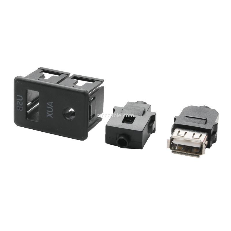 Stéréo masculin AUX. de Jack 3.5mm de câble d'extension d'ISOBUS pour le câble de prise d'O Jack USB