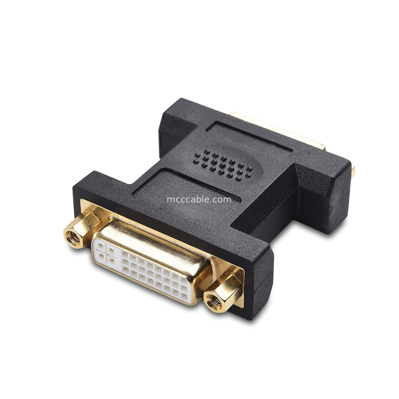 2 paquets Dvi coupler féminin double liaison 24 + 5 broche pour l'assemblage du connecteur de câble LCD