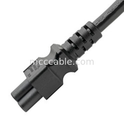 Adaptateur de connecteur C14 à C5 câble d'adaptateur d'alimentation 7a 250v 18 Awg
