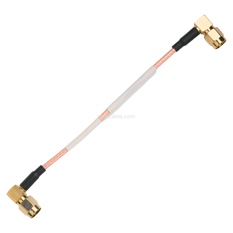 Ip67 Rohs câble coaxiale personnalisé Ra Sma prise à angle droit prise Rg316
