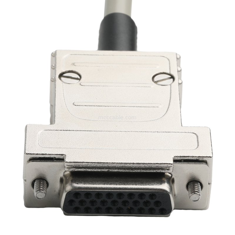 Hd D-Sub à Mdr connecteur de prise câble 14p*28 Awg Od 7.0mm Jack PVC beige