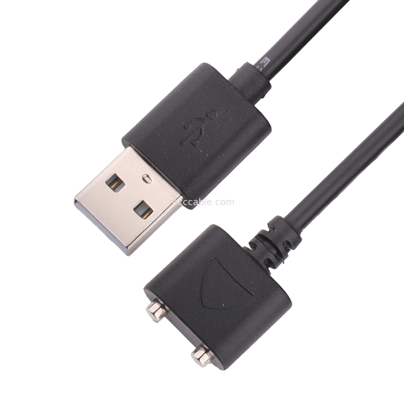 Connecteur magnétique à USB 2.0 A / M 4p Ld Pénatural Hf Blanc Pvc 45p Rohs