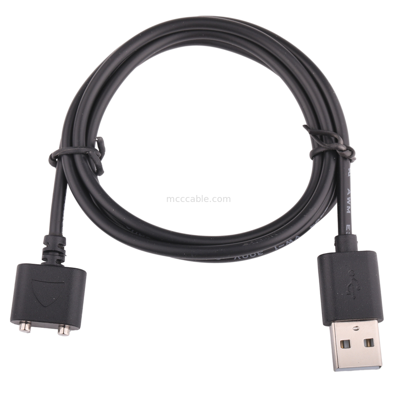 Connecteur magnétique à USB 2.0 A / M 4p Ld Pénatural Hf Blanc Pvc 45p Rohs