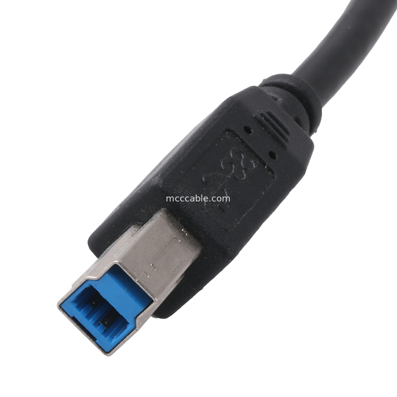 Connecteur de câble d'imprimante Plug and Play USB 3.0 B homme à femme USB 3.0 Bm à Bf