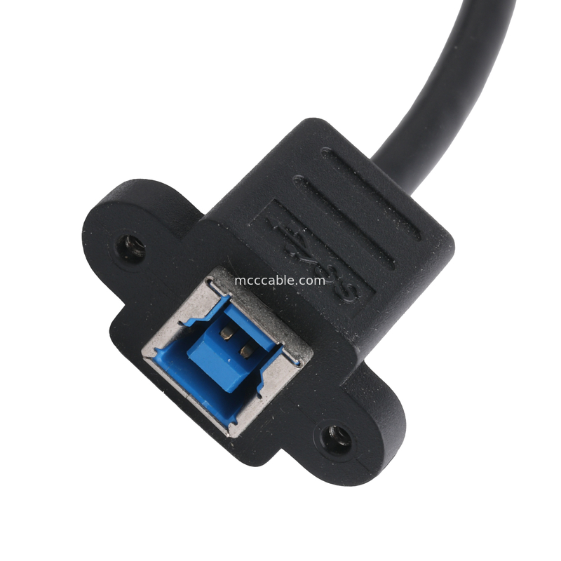 Connecteur de câble d'imprimante Plug and Play USB 3.0 B homme à femme USB 3.0 Bm à Bf